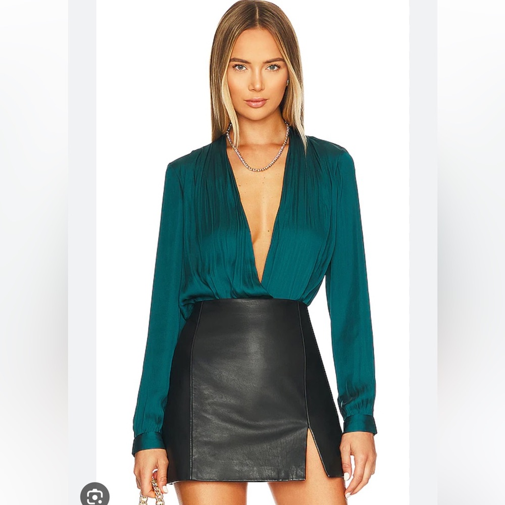 Sevilla Bodysuit in Midnight Cyan
